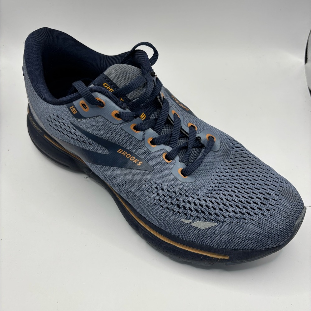 Brooks Men's Blue and Orange Athletic Shoes